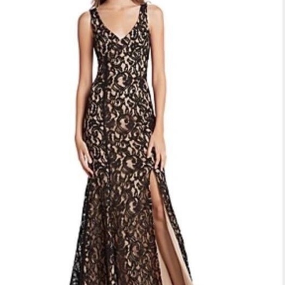 BCBG Dresses & Skirts - BCBG Black/Nude Gown